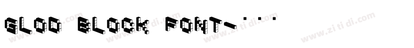 glod block font字体转换